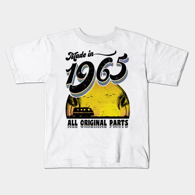 Made in 1965 All Original Parts Kids T-Shirt by KsuAnn